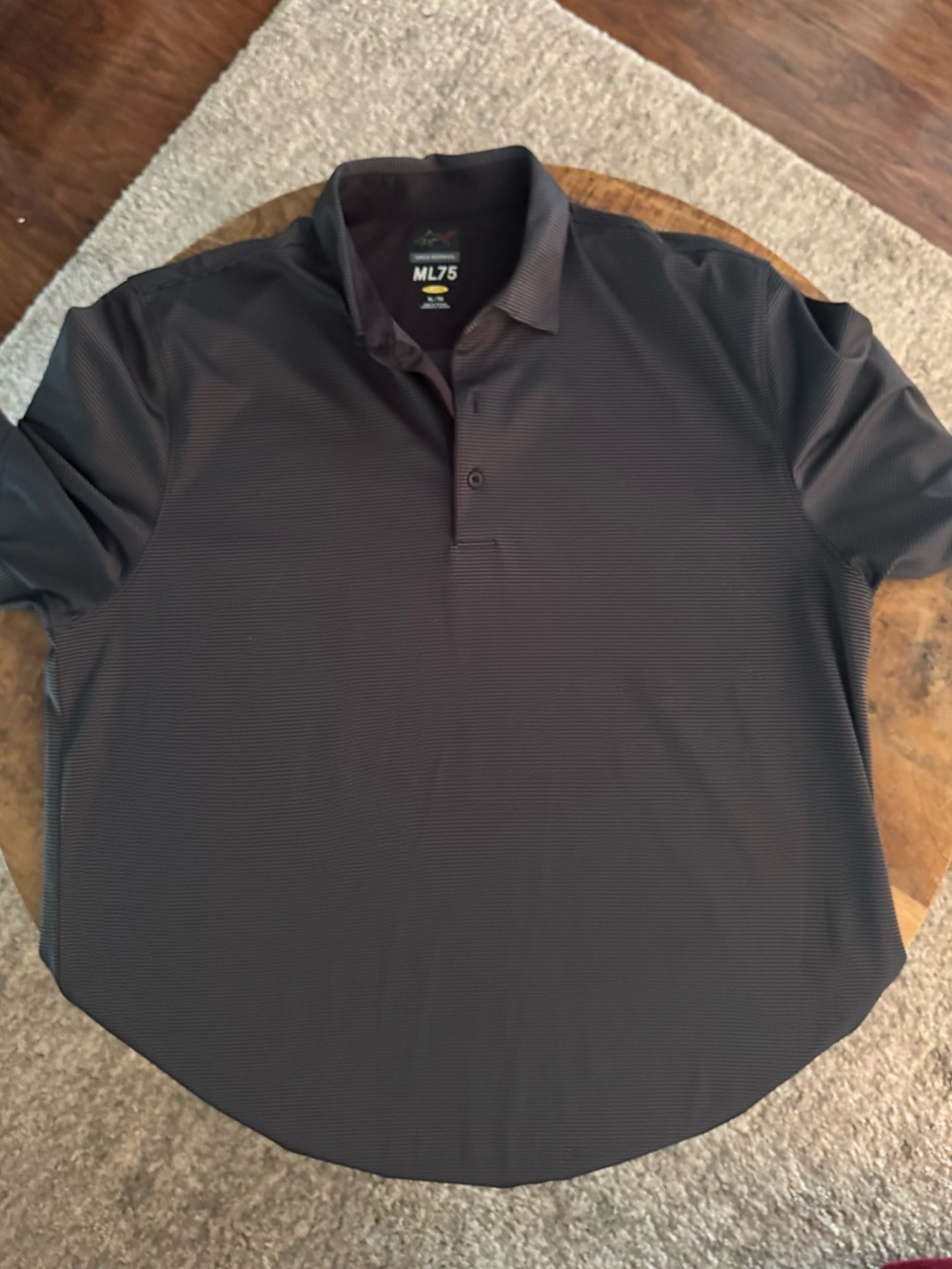 Greg Norman Collection Men's Black Polo Shirt